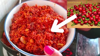 Akabare Khursani ko Achar Banaune Tarika  Spicy Chilly Pickle Recipe [upl. by Deena497]