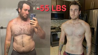 Realistic 1 Year Fat loss Transformation [upl. by Aicercul]