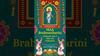 Empower Your Soul with Maa Brahmacharinis Sacred Mantra navratri2024 mataraniblessings viral [upl. by Cressler]