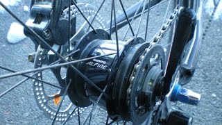 Shimano Nexus Alfine 8 speed How it works [upl. by Gery]