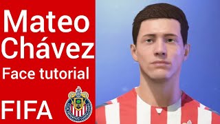 Mateo Chávez Chivas  Face tutorial  FIFA [upl. by Meras]