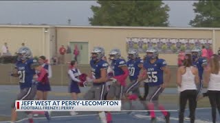 FOOTBALL FRENZY Jefferson West at PerryLecompton [upl. by Neelya]