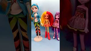 My Little Pony MLP Equestria Girls HASBRO Dolls RAINBOW DASH Sunset Shimmer amp Twilight Sparkle [upl. by Attelra]