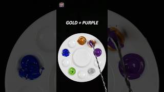 GOLD  PURPLE  SILVER  LIME  BLUE   asmr mixcolor DASMixColorMaster [upl. by Elery240]