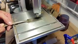 Micro Mark mini band saw on a fork Flatwearable Artisan Jewelry [upl. by Anahoj]