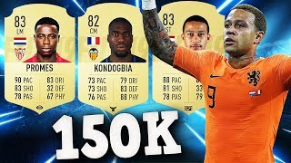 PLANTILLA HIBRIDA 150K PARA FUT CHAMPIONSFIFA 19 [upl. by Ardnahs911]