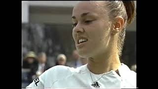 1999 US Open Quarterfinal Hingis vs Huber [upl. by Odragde750]