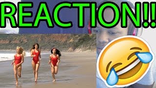 BAYWATCH  Hannah Stocking Lele Pons amp Inanna Sarkis REACTION [upl. by Ceporah]