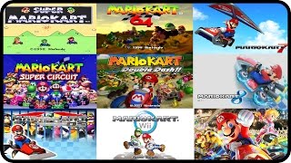 Mario Kart  All Courses from every Mario Kart Multiplayer [upl. by Nuahsar]