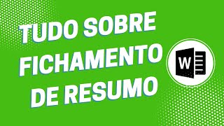 Como fazer fichamento de resumo  na prática [upl. by Kosiur]