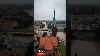 Legnica  Woda rośnie ale sytuacja stabilna 🌊Legnica Kaczawa powódź [upl. by Burrows]