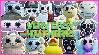 Roblox  SKINS PART 2 How to Morphs in A Totally Normal Dandy’s World RP [upl. by Hedges506]