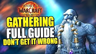 WoW War Within Gathering Guide  HUGE Gold Making Tips [upl. by Isayg]