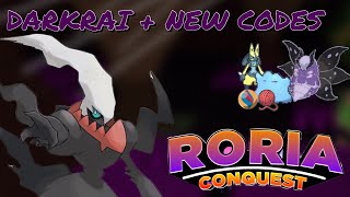 DARKRAI  NEW CODES IN POKÉMON BRICK BRONZE 2024  Roria Conquest [upl. by Ogdan]