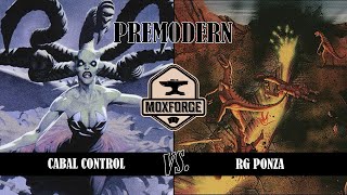 🇬🇧 Premodern Cabal Control vs RG Ponza [upl. by Neenaj]