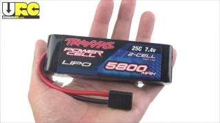 Traxxas 5800 mAh 25C 2S LiPo review [upl. by Otrebor]