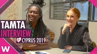 Tamta quotReplayquot Cyprus Eurovision 2019 Interview  wiwibloggs [upl. by Aihtennek]