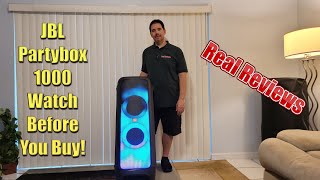 JBL Partybox 1000 Portable Party Speaker Unboxing amp Real Review [upl. by Myrtice9]