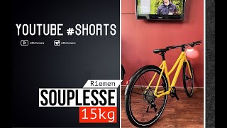 shorts  15kg leichtes E Bike mit Pinion und Gates Riemen SOUPLESSE Lightbike mtbcycletech [upl. by Matthus]