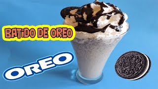 Batido de oreo fácil y rápido y sin horno [upl. by Ninette]