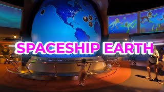 EPCOT Spaceship Earth Full Ride at Walt Disney World  Orlando Florida [upl. by Ttezil]