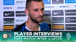 INTER 40 LECCE  MARCELO BROZOVIC INTERVIEW quotWe’re doing what the Coach asks of usquot [upl. by Adriena]