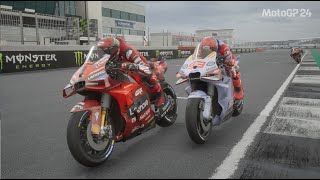 FRANCESCO BAGNAIA VS MARC MARQUEZ  MOTOGP SILVERSTONE INGGRIS  MOTOGP 24 GAMEPLAY [upl. by Haeli]