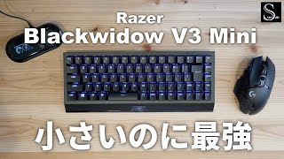 【これぞ完成形】Razer新作65キーボードが小さいのに使いやすすぎる！！  Blackwidow V3 Mini Hyperspeed [upl. by Alamak72]