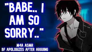 arguing and apologizing with your tsundere boyfriend ASMR M4A Angry Boyfriend ASMR [upl. by Teerpnam896]