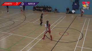 Staffs Vs Keele Varsity  Womens Futsal [upl. by Eugnimod]