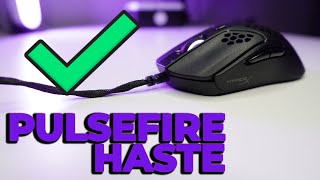 HyperX Pulsefire Haste Review  ITS AWESOME BUT [upl. by Lutim473]