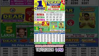 Nagaland State Lottery today result live nagalandlottery nagalandstatelottery todayresult [upl. by Petrie]