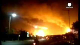 Chemical plant blast causes giant toxic explosion China [upl. by Fraase]