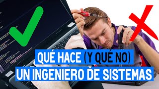 👨‍💻🦇 ¿QUÉ HACE UN INGENIERO DE SISTEMAS  LA VERDAD sobre la Ingenieria de Sistemas 😱 👨‍💻 [upl. by Muscolo]