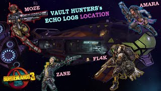 Borderlands 3  Vault Hunters Echo Logs Location  Sanctuary 3 Ship  PC Steam [upl. by Fairley829]