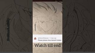 KAKASHI HATAKE 🎨🖌️✨NARUTO kakashi shorts kakashihatake anime art manga naruto [upl. by Vittoria244]