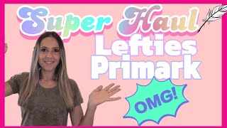 SUPER HAUL 😬 LEFTIES PRIMARK y algo de TEMU 🤩 [upl. by Conias]