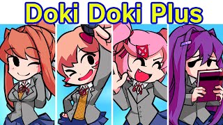 Friday Night Funkin VS Monika  Doki Doki Takeover Plus FNF Mod Doki Doki Literature ClubDDLC [upl. by Akkimat219]