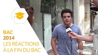 Bac 2014  les réactions après lépreuve de LV2 et la fin du baccalauréat [upl. by Seuqirdor]