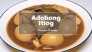 ADOBONG ITLOG  chicken egg adobo [upl. by Aimahc951]