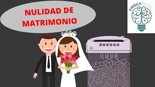 LA NULIDAD DE MATRIMONIO [upl. by Fakieh]