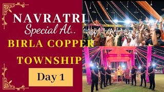 Navratri First Day celebration at Birla Copper Township trending reels garba dance fun kids [upl. by Kremer]