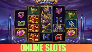 Online slots play Ankh of Anubis awakening slot slotsonline casinogames casino casinoslots [upl. by Aihcropal]