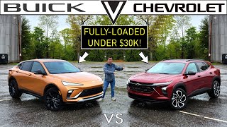 AFFORDABLE STYLE  2024 Chevy Trax vs 2024 Buick Envista Comparison [upl. by Attenna]