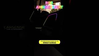 Interior RGB Ambient Light  Car Interior Lights  Car LED Lights  Car Accessories Chennai [upl. by Ahsiem]