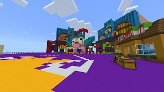 Preview The Simpsons Ride in Minecraft  Universal Studios Ride POV [upl. by Yromem869]