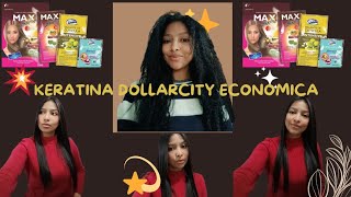 KERATINA ECONÓMICA 💲DE DOLLARCITY FÁCIL DE APLICAR 🍃 [upl. by Cod]