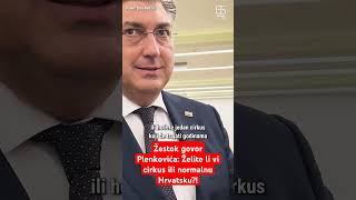 Žestok govor Plenkovića Želite li vi cirkus ili normalnu Hrvatsku [upl. by Haroved]