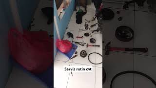 Cara service rutin cvt Honda beat [upl. by Nil]