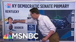 Amy McGrath Wins Kentucky Senate Democratic Primary NBC News Projects  Andrea Mitchell  MSNBC [upl. by Aicrop196]